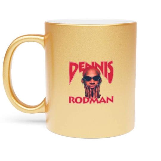 Discover Denis Rodman  2 Metallic Mugs