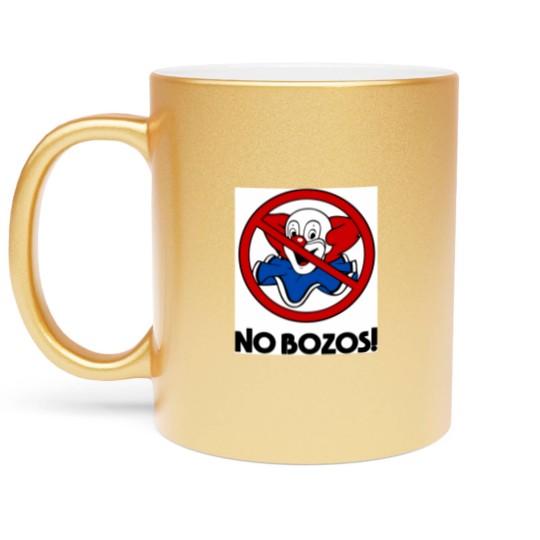 Discover NO BOZOS Metallic Mugs
