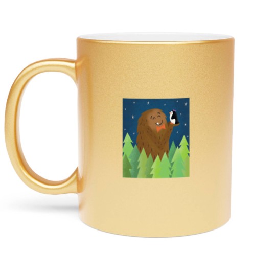 Discover sneaky sasquatch Classic(1) Metallic Mugs