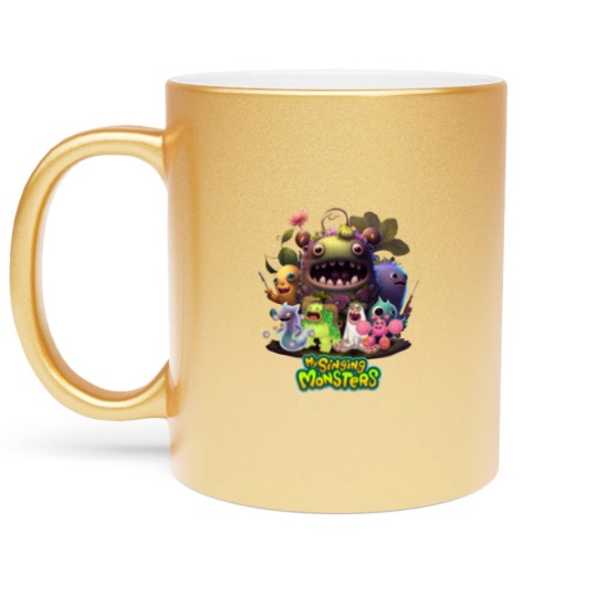 Discover my singing monsters, rare wubbox, my singing monsters monsters, my singing monsters wubbox Metallic Mugs