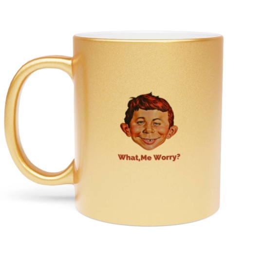 Discover alfred e neuman Metallic Mugs