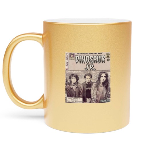 Discover Dinosaur Jr. Comic 90s Metallic Mugs, Dinosaur Jr Metallic Mugs Fan Gifts, Dinosaur Jr Vintage Metallic Mugs