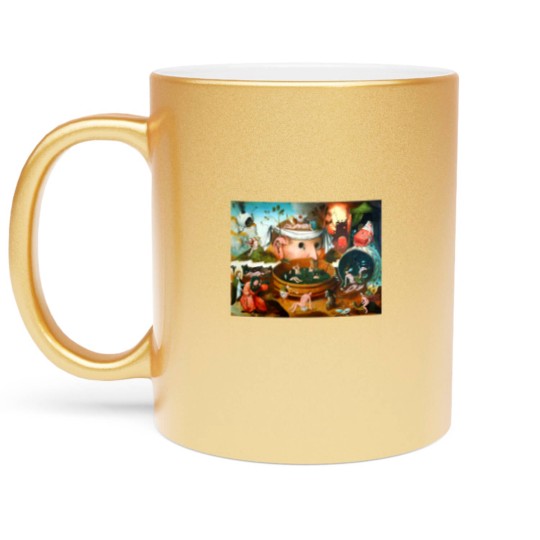 Discover The Vision of Tondal Hieronymus Bosch Metallic Mugs