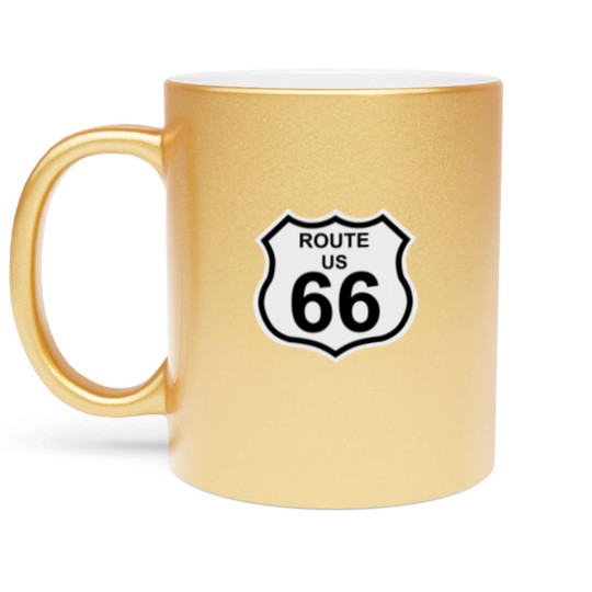Discover route 66 Metallic Mugs