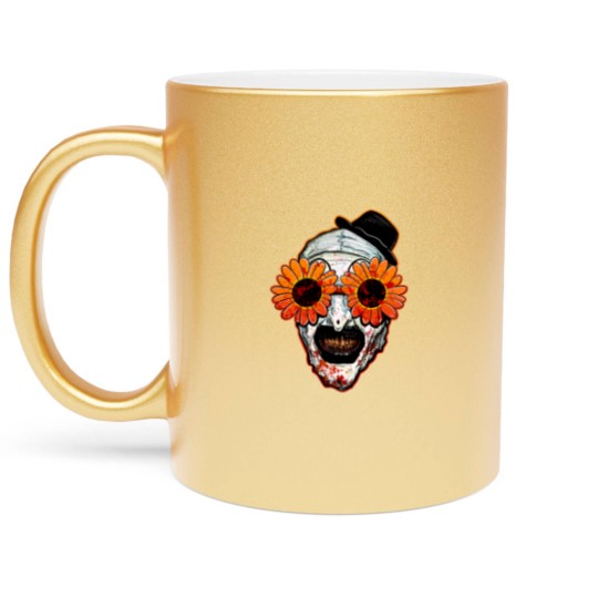 Discover Art The Clown Terrifier 2 Sunflower Sunglasses Horror Metallic Mugs