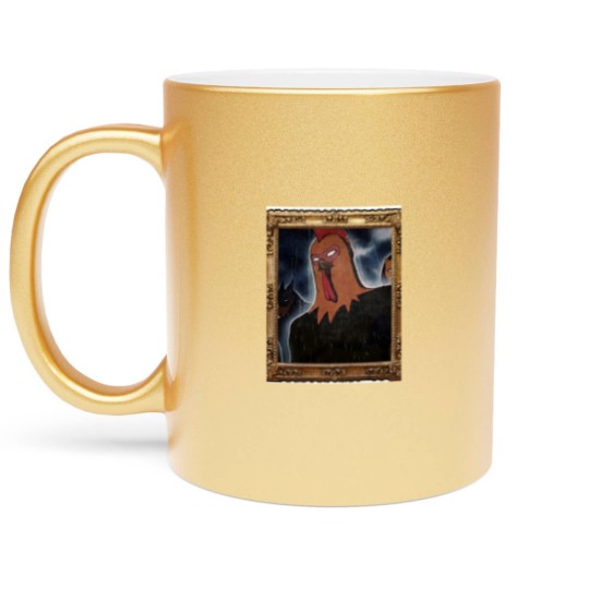 Discover Lostreak Chicken Graphic Metallic Mugs