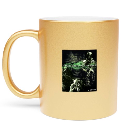 Discover 2009 Call of Duty Modern Warfare 2 IW Promo Vintage Y2K Metallic Mugs