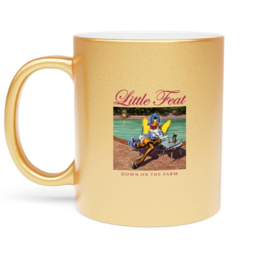 Discover Little Feat Rock Band Lowell George Formed Then Disbanded Upon His Death  Retro Wave Metallic Mugs