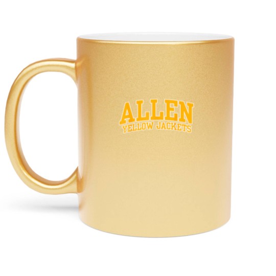 Discover Allen University Yellow Jackets 01 Metallic Mugs