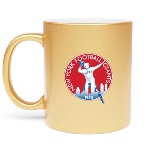 Discover NY Giants old school logo Metallic Mugs