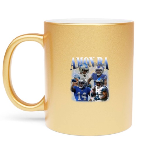 Discover Vintage Amon Ra St Brown Metallic Mugs
