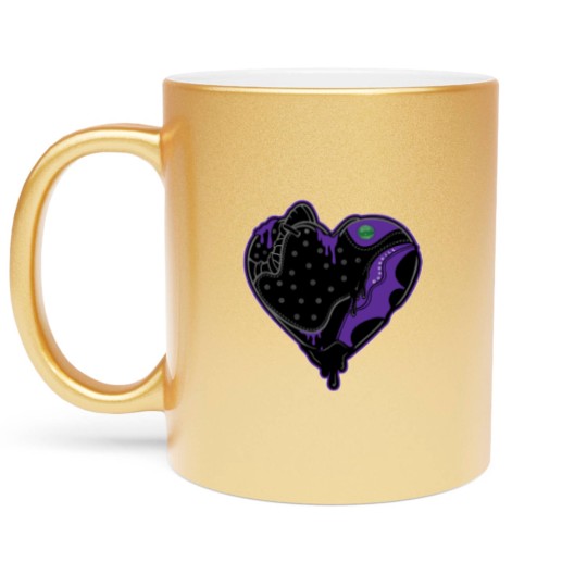 Discover Heart Jordan 13 Graphic To Match Jordan 13 Court Purple Metallic Mugs