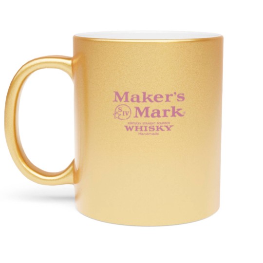 Discover Makers Mark Bourbon Pink Metallic Mugs