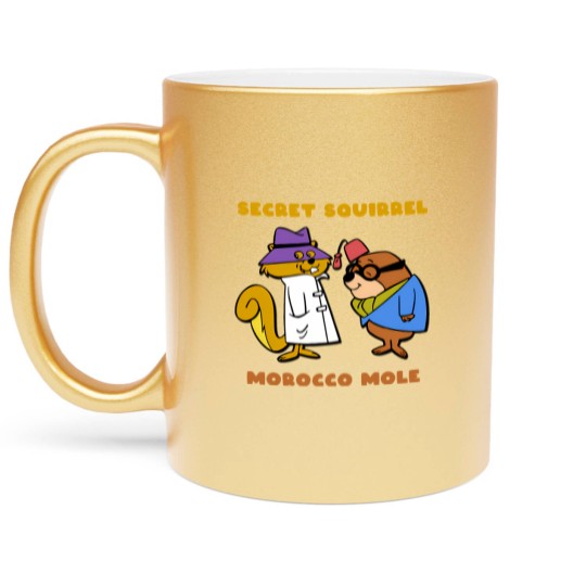 Discover Secret Squirrel and Morocco Mole Metallic Mugs