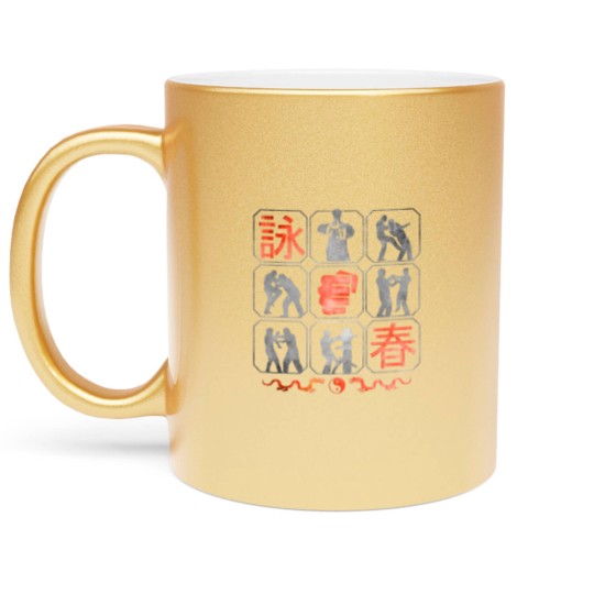 Discover Wing Chun Lifestyle, Kung Fu, kungfu Metallic Mugs