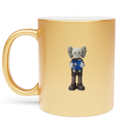 Discover kaws peanut, kaws uniqlos, kaws stuff, kaws friends, kaws summer collection 2024, peanut kaws, kaws vintages, peanut kaws, kaws jaws, kaws blue, kaws pink Metallic Mugs