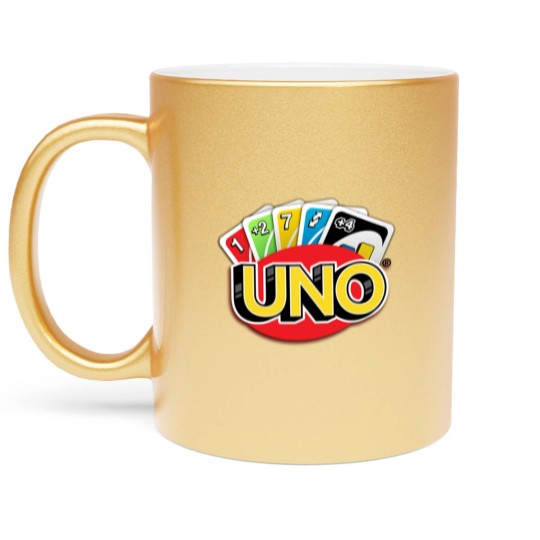 Discover UNO Game Card Metallic Mugs