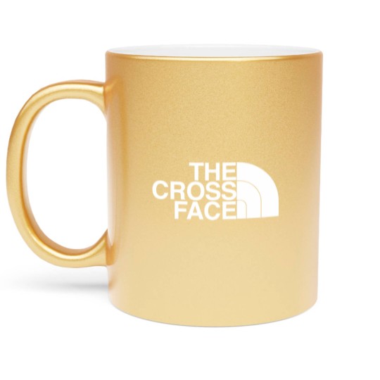 Discover the cross face wrestling Metallic Mugs