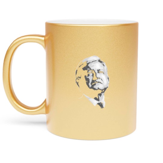 Discover amlo black and white Metallic Mugs