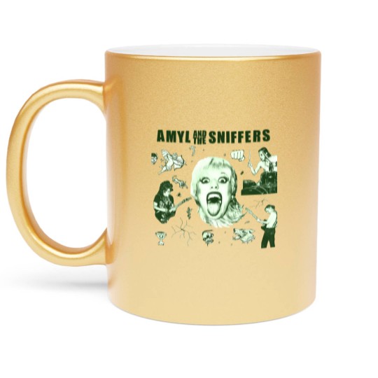 Discover Amyl and the Sniffers Metallic Mugs