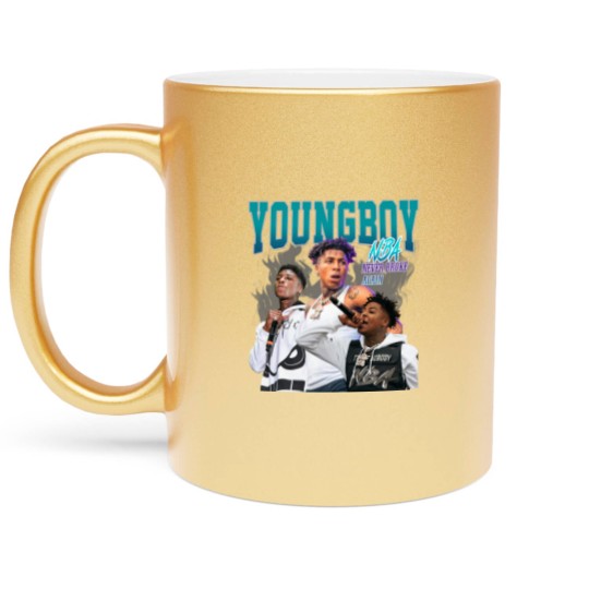 Discover Youngboy Metallic Mugs, Vintage Youngboy Metallic Mugs, Retro Youngboy Metallic Mugs