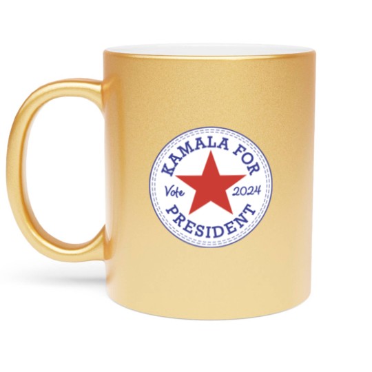 Discover Kamala Harris For President 2024 Metallic Mugs
