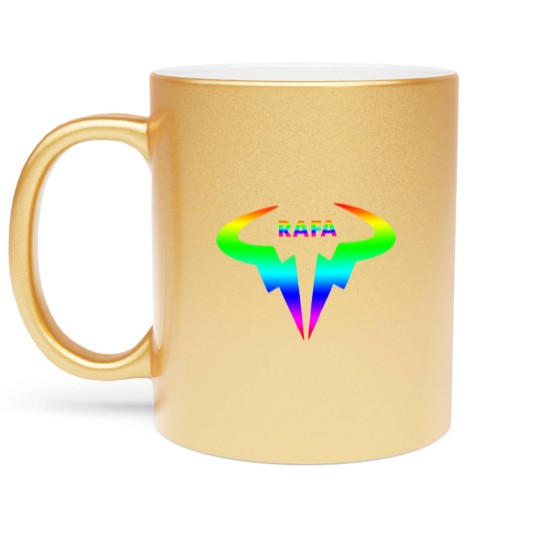 Discover rafael nadal logo Metallic Mugs