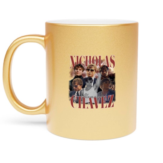 Discover Nicholas Chavez Metallic Mugs, Nicholas Alexander Chavez Retro Metallic Mugs