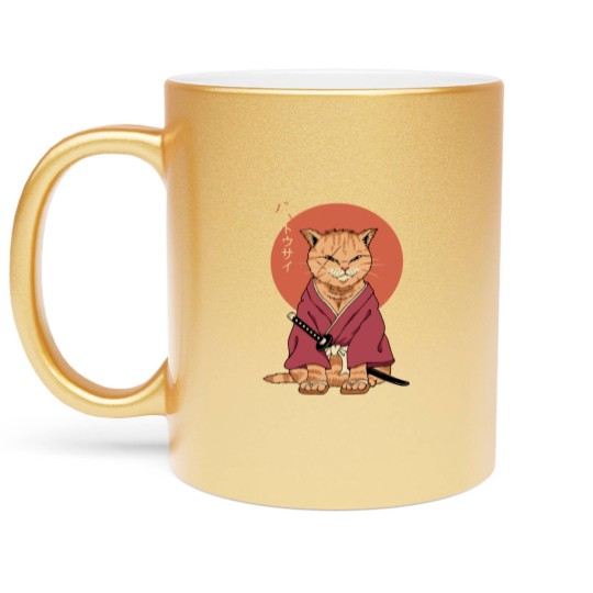Discover Neko Battousai Metallic Mugs