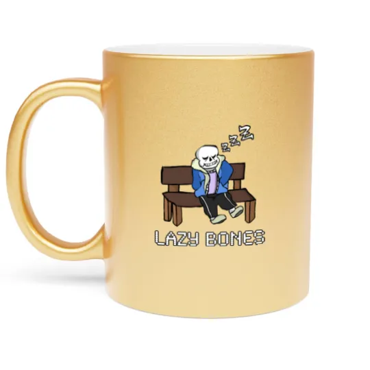 Discover Lazy Bones- Undertale Sans Metallic Mugs