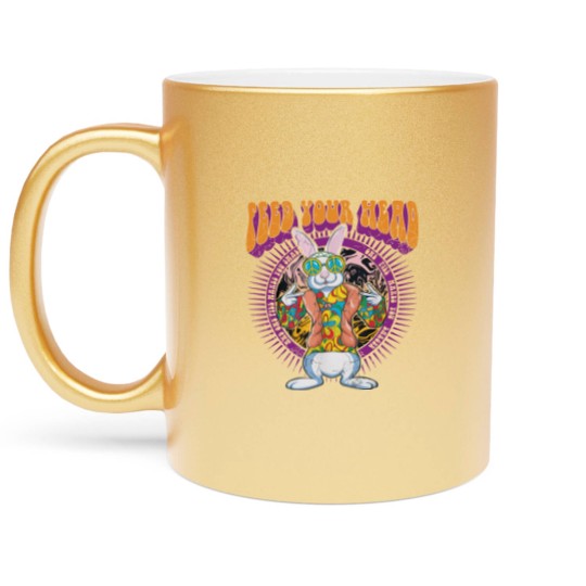 Discover WHITE RABBIT BY GRACE SLICK Metallic Mugs