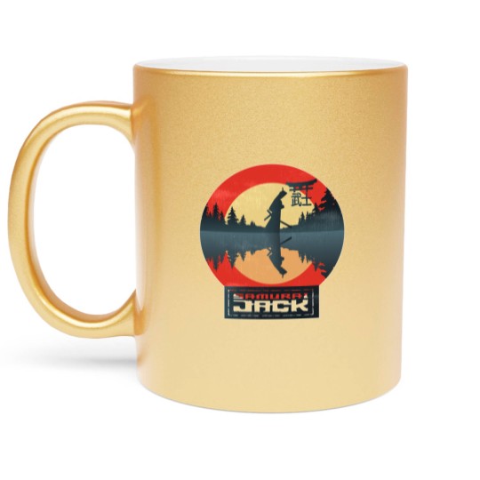 Discover Samurai Jack Fitted Scoop Metallic Mugs