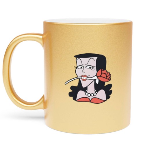 Discover Kurt Cobain Natasha Fatale Vintage Metallic Mugs
