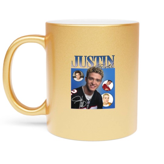 Discover Justin Timberlake Metallic Mugs Gift Funny Metallic Mugs