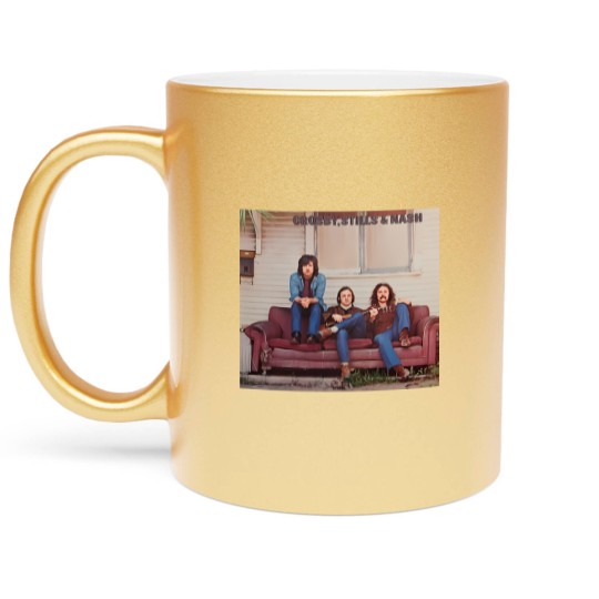 Discover Crosby Stills Nash - Crosby Stills Nash 1969 Metallic Mugs