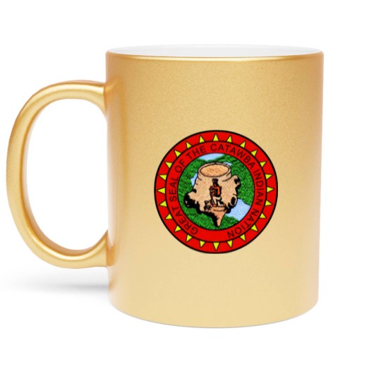Discover Great Seal of Catawba Indian Nation Metallic Mugs