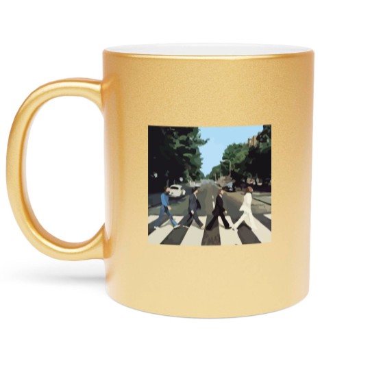 Discover Abbey Road Album Cover Metallic Mugs