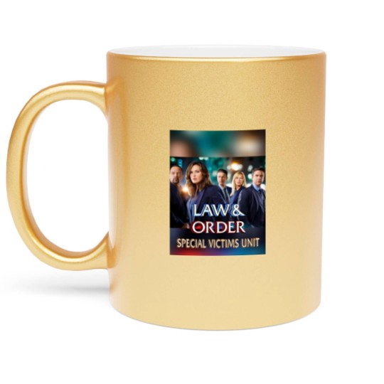 Discover law and order svu Metallic Mugs