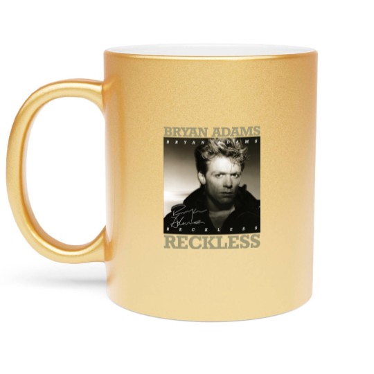 Discover Vtg Bryan Adams Metallic Mugs, Gift For Fans