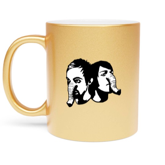 Discover Death From Above 1979 - Heads Up Elelphant Heads Fitted Metallic Mugs