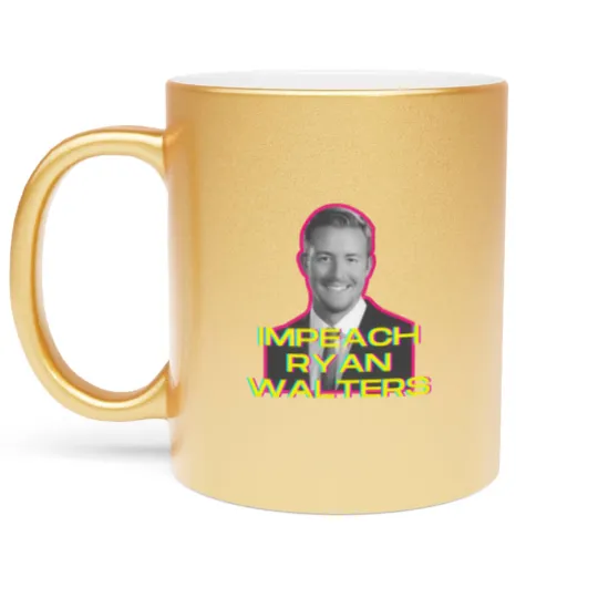 Discover Impeach Ryan Walters Metallic Mugs
