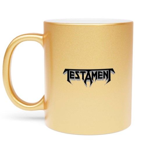 Discover Testament Unisex Metallic Mugs: Logo