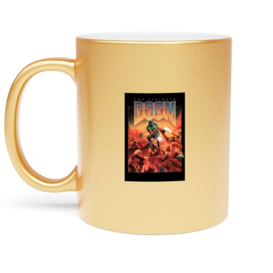 Discover Dooom Old Metallic Mugs