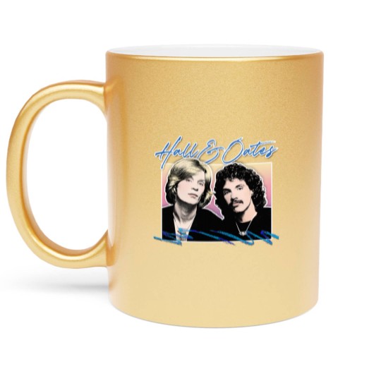 Discover Hall And Oates Metallic Mugs