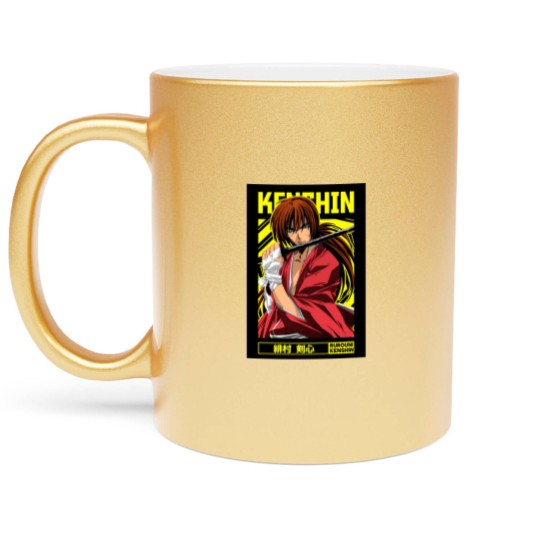 Discover Himura Kenshin = Rurouni Kenshin = Anime Metallic Mugs