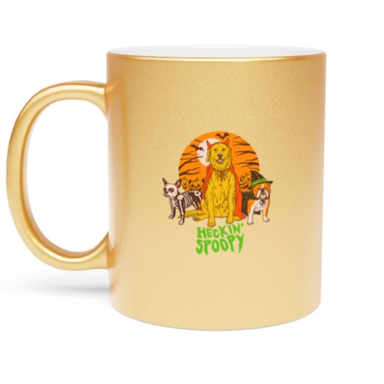 Discover heckin' spoopy Metallic Mugs