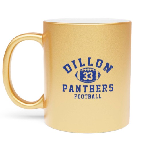 Discover Dillon Panthers Football - 33 Tim Riggins - vintage logo Metallic Mugs