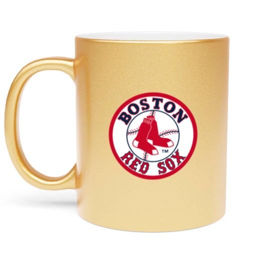 Discover red sox boston Metallic Mugs