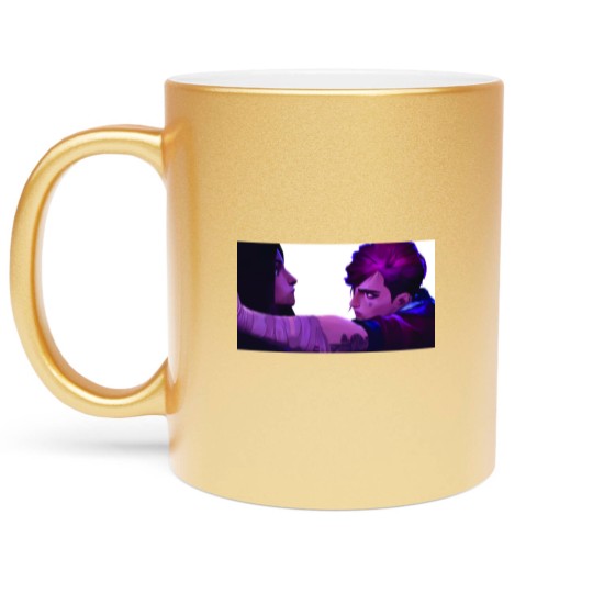 Discover Vi and Caitlyn - You're Hot Cupcake Scene - Vi And Caitlyn - Posters and Art Prints Metallic Mugs