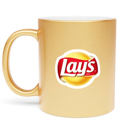 Discover Lays Logo Metallic Mugs